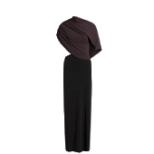 ALBERTA FERRETTI アルベルタ フェレッティ Draped long dress with cut-out 画像