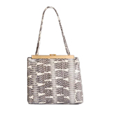 ALBERTA FERRETTI アルベルタ フェレッティ Snake Leather Mini Bag 画像