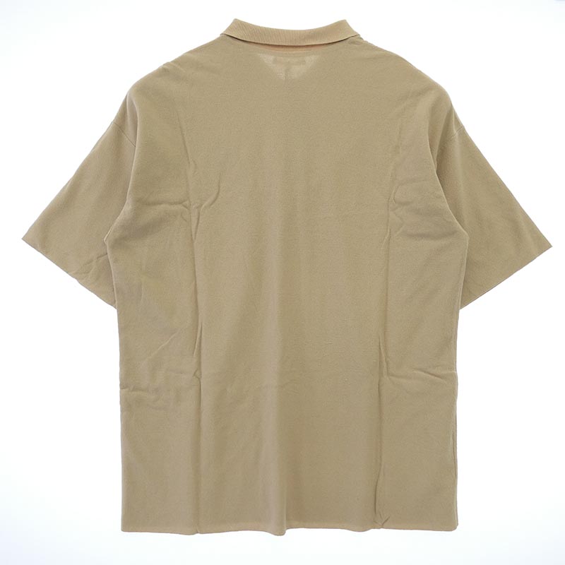 オーラリー 20SS A20SP02KN HARD TWIST AMUNZEN KNIT POLO 強撚糸 ハ―ドツイスト アムンゼン生地 ニット 半袖 ポロシャツ 買取実績 画像