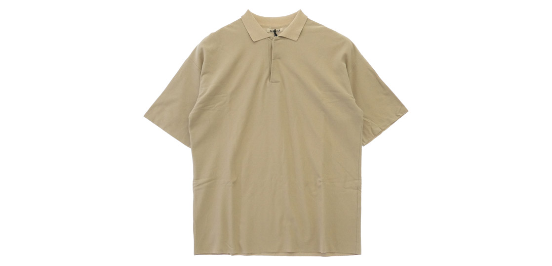 オーラリー 20SS A20SP02KN HARD TWIST AMUNZEN KNIT POLO  買取実績