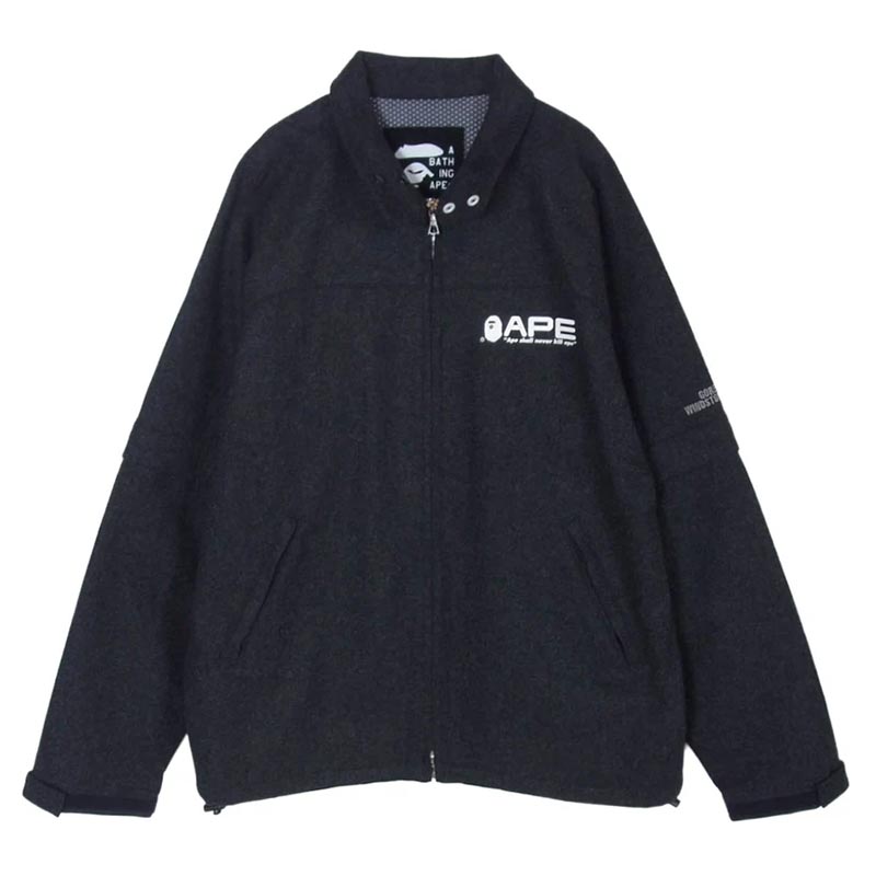 アベイシングエイプ 00s GORE WINDSTOPPER メルトン ウール ジャケット 買取実績