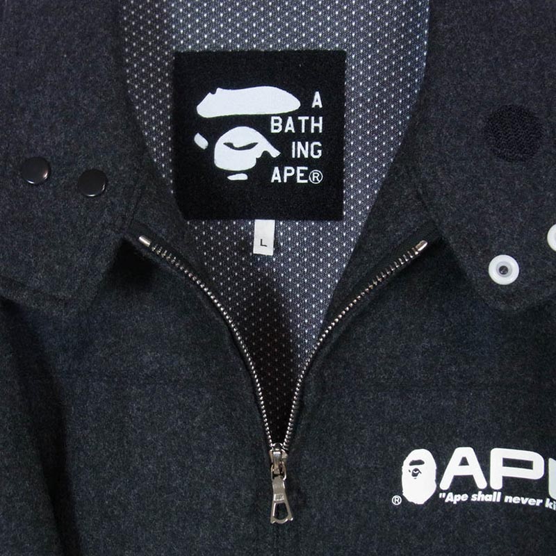 アベイシングエイプ 00s GORE WINDSTOPPER メルトン ウール ジャケット 買取実績 画像