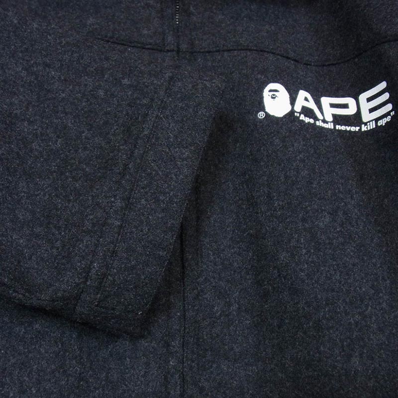 アベイシングエイプ 00s GORE WINDSTOPPER メルトン ウール ジャケット 買取実績 画像