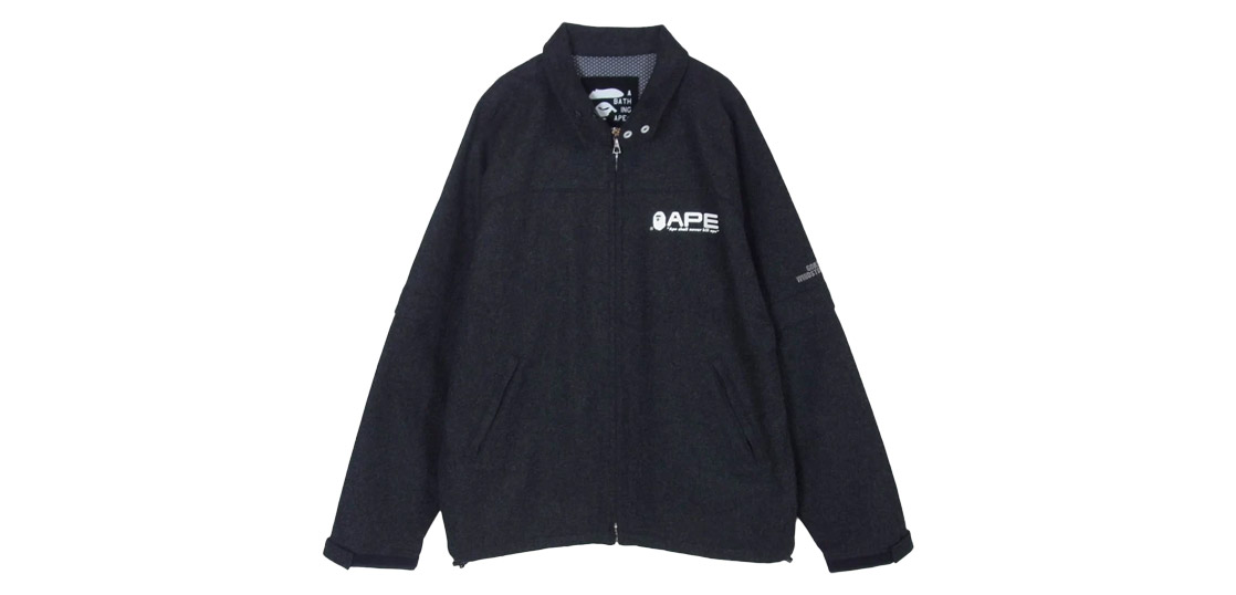アベイシングエイプ 00s GORE WINDSTOPPER メルトン ウール ジャケット 買取実績
