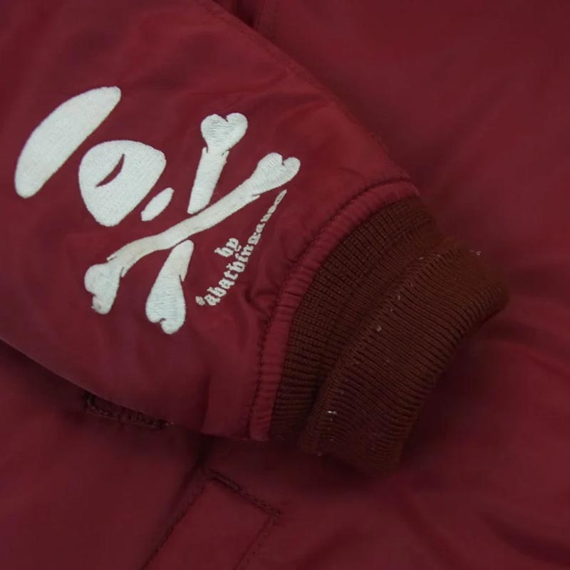 アベイシングエイプ APPJKM7247XXB AAPE エーエイプ フード着脱可 中綿 MA-1 ボンバー ジャケット 買取実績 画像