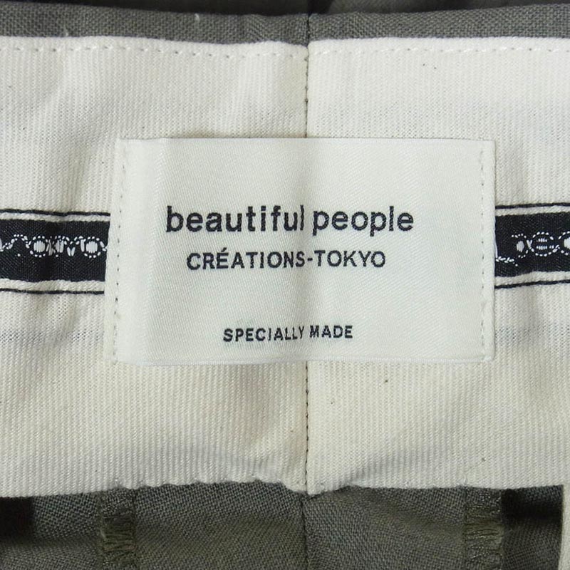 ビューティフルピープル 1545105006 light wool tropical slim pants ライトウール トロピカル スリムフィット スラックスパンツ 買取実績 画像