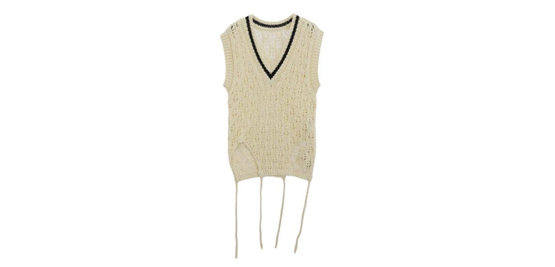 ビューティフルピープル 1545210001 double-end cotton wool linen lace top 買取実績