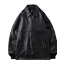 ブルコ 147-31-008
LEATHER COACH JACKET BLACK 画像