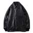 ブルコ 147-31-008 LEATHER COACH JACKET BLACK 画像