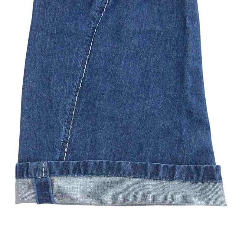 ボッテガヴェネタ 21SS 654286 V0SH0 Fluid Denim Pant トライアングルステッチ デニム パンツ 買取実績 画像