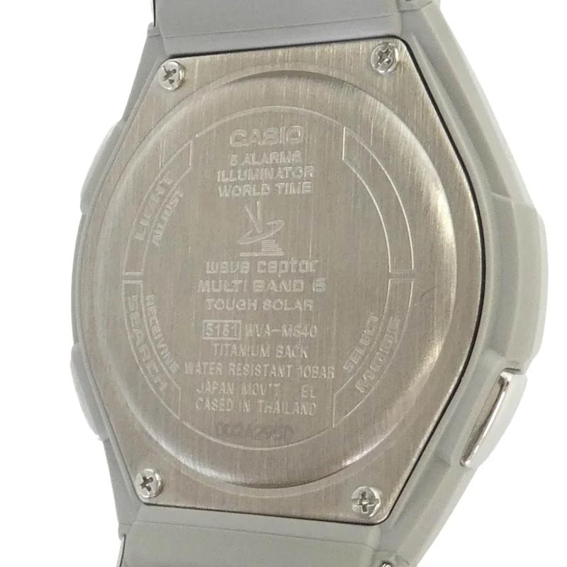 カシオ WVA-M640TD-2AJF WAVECEPTOR ウェーブセプター マルチバンド6 ソーラー 電波 腕時計 買取実績 画像