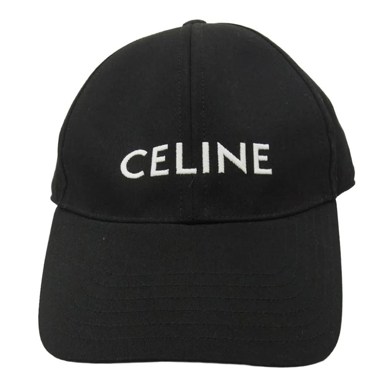 セリーヌ 2AUA1242N Logo embroidered baseball cap ロゴ 刺繡 ベースボール キャップ 買取実績 画像