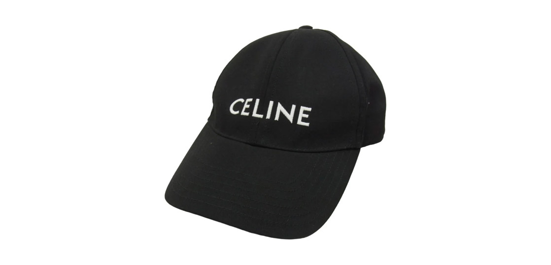 セリーヌ 2AUA1242N Logo embroidered baseball cap 買取実績