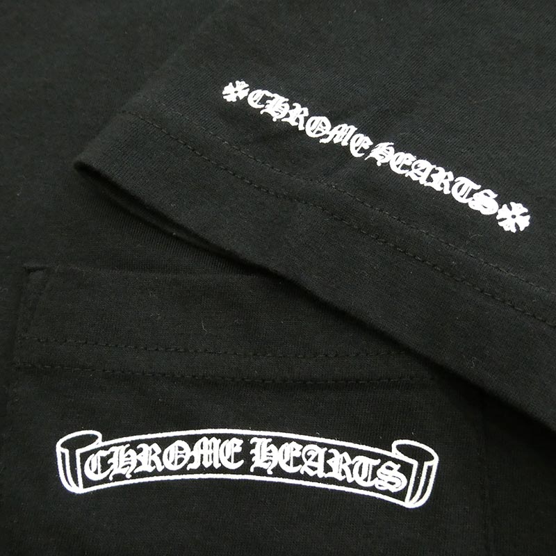 クロムハーツ(原本無) Back Scroll Label Print Pocket T-Shirt バックスクロール ラベルプリント ポケット 半袖 Tシャツ 買取実績 画像