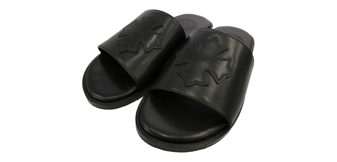 クロムハーツ（原本無） 国内レシート原本付属 CH Plus Patch Leather Slide 買取実績