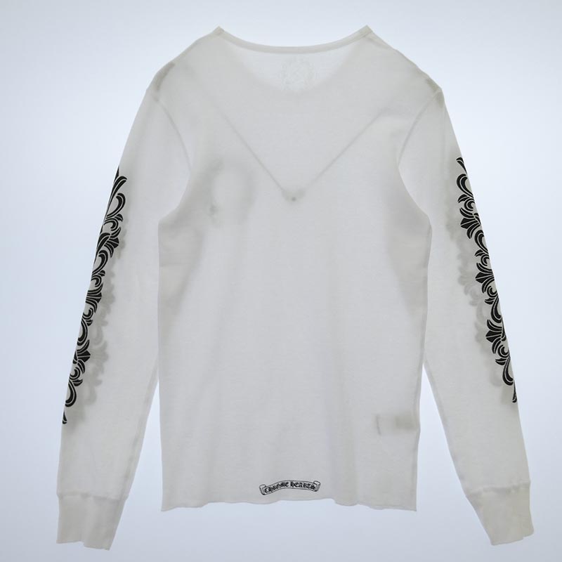 クロムハーツ（原本無） Floral Cross Horseshoe Thermal L/S フローラル クロス ホースシュー プリント 長袖 サーマル カットソー 買取実績 画像