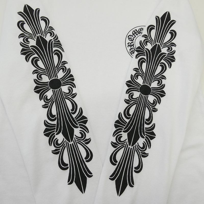 クロムハーツ（原本無） Floral Cross Horseshoe Thermal L/S フローラル クロス ホースシュー プリント 長袖 サーマル カットソー 買取実績 画像