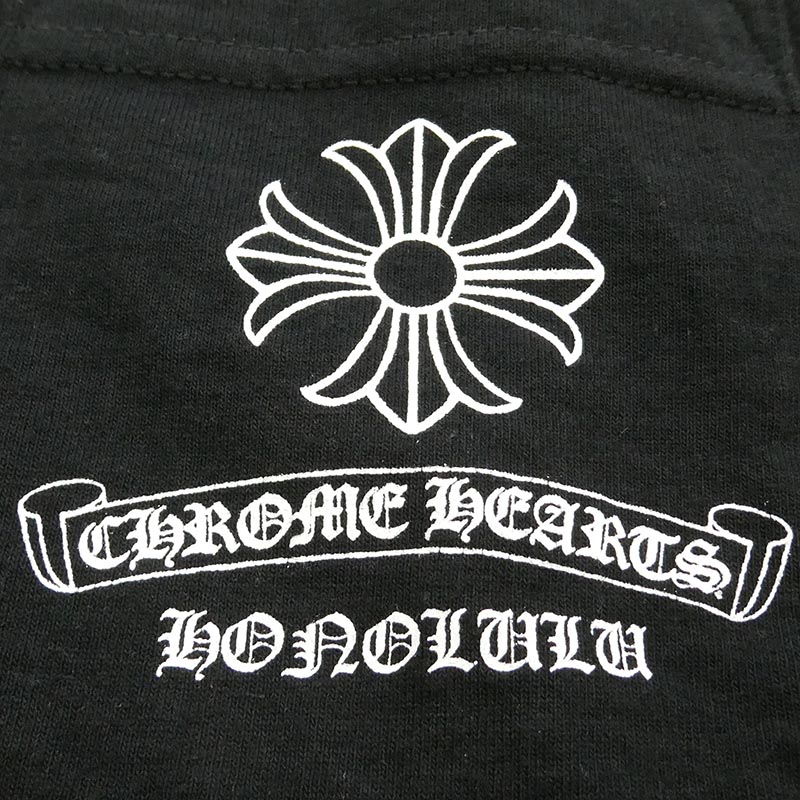 クロムハーツ(原本無) Honolulu Exclusive CH Plus Print Pocket Short Sleeve T-Shirt ホノルル限定 CHプラス プリント ポケット 半袖 Tシャツ 買取実績 画像