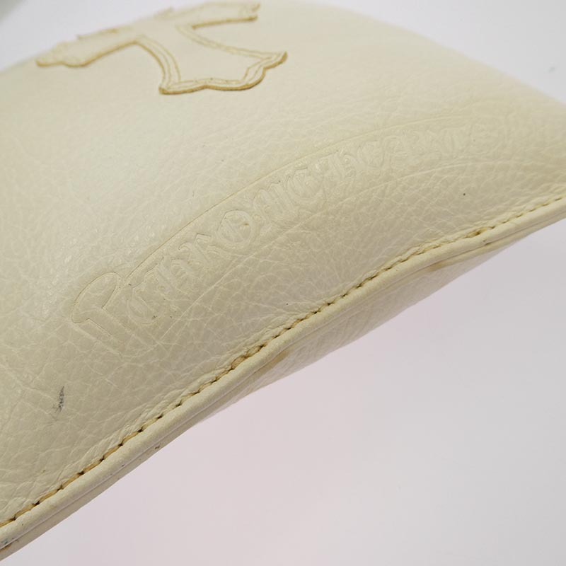 クロムハーツ（原本無） PAPER WEIGHT LEATHER PILLOW CHクロスパッチ ペーパーウェイト レザーピロー クッションタイプ 文鎮 買取実績 画像