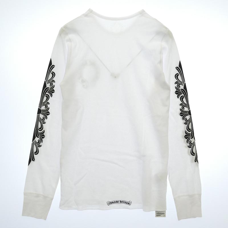 クロムハーツ(原本無) TSHIRT-LS-THERMAL LS 袖フローラルプリント サーマル 長袖 カットソー 買取実績 画像