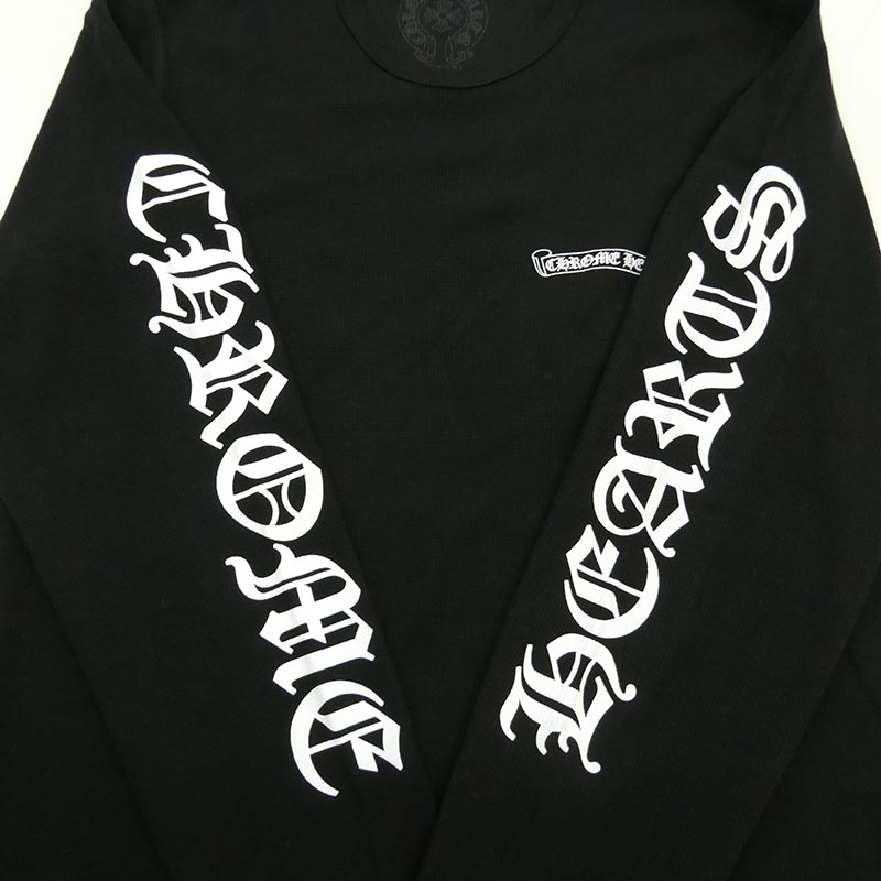 クロムハーツ（原本無） TSHIRT-LS-THERMAL LS 袖ロゴプリント サーマル 長袖 カットソー 買取実績 画像