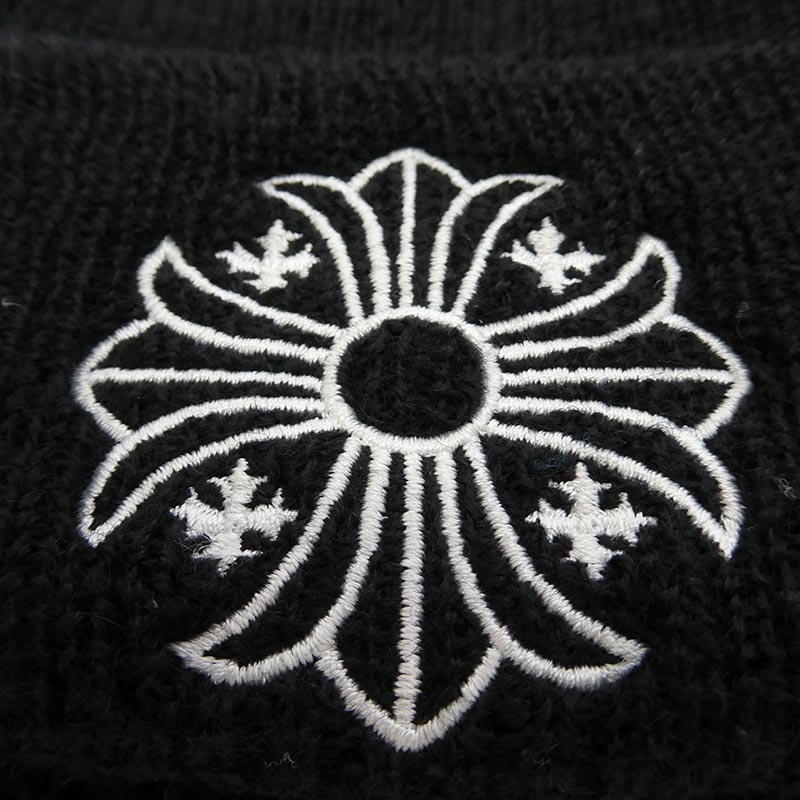 クロムハーツ(原本無) WOOL WATCH CAP CHプラス ウール ウォッチ キャップ ロゴ刺繍 ビーニー ニット キャップ 買取実績 画像