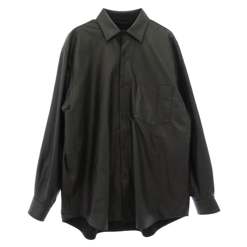 コモリ 23AW Y03-01003 シープスキン レザー シャツ ジャケット 買取実績
