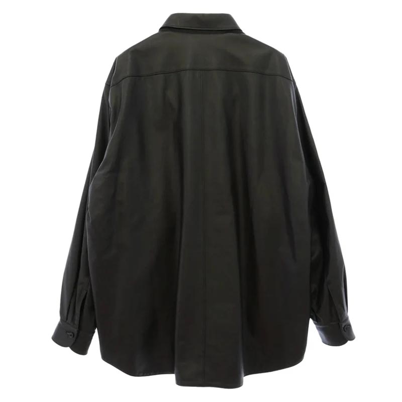 コモリ 23AW Y03-01003 シープスキン レザー シャツ ジャケット 買取実績 画像