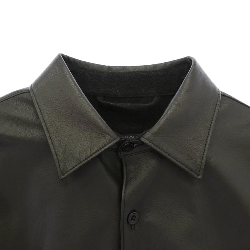 コモリ 23AW Y03-01003 シープスキン レザー シャツ ジャケット 買取実績 画像