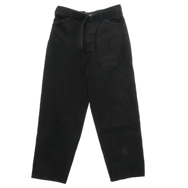 コモリ 25AW C03-03001 ブラックデニム ベルテッドパンツ デニムパンツ 買取実績