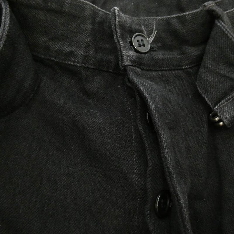 コモリ 25AW C03-03001 ブラックデニム ベルテッドパンツ デニムパンツ 買取実績 画像