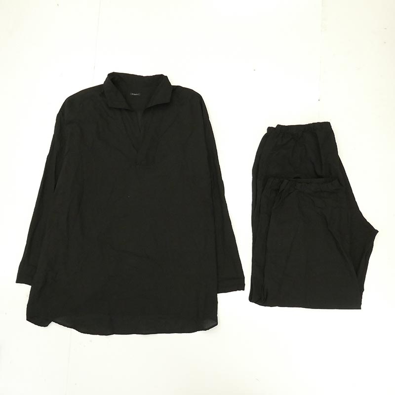 コモリ 26SS D01-08003 KHADIコットン パジャマ セットアップ スキッパーシャツ ドローストリングパンツ 買取実績