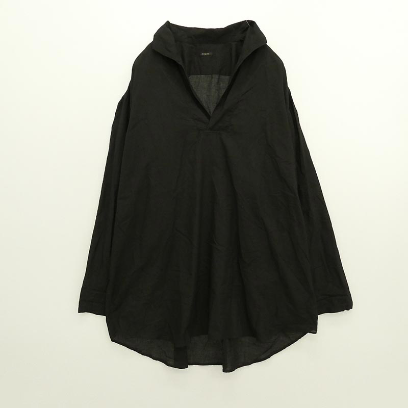 コモリ 26SS D01-08003 KHADIコットン パジャマ セットアップ スキッパーシャツ ドローストリングパンツ 買取実績 画像