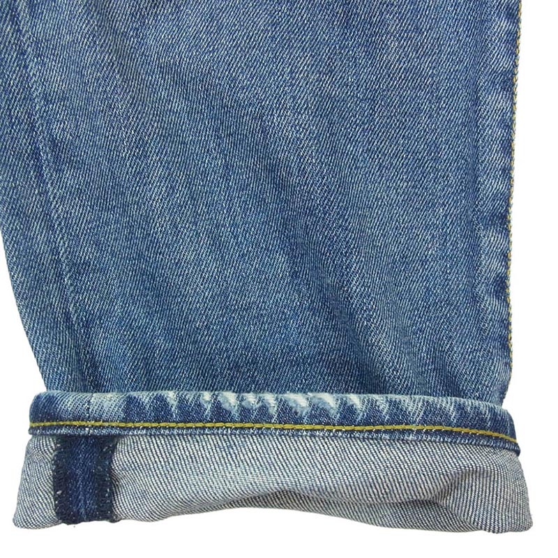 ディオールオム 16AW 633D008TX180 イタリア製 ボタンフライ ジーンズ スリムフィット ストレート デニムパンツ 買取実績 画像
