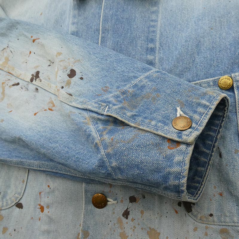 ダブレット 24AW 24AW47BL204 CUT OFF DENIM COVERALL カットオフ デニム ペンキ加工 カバーオール 買取実績 画像