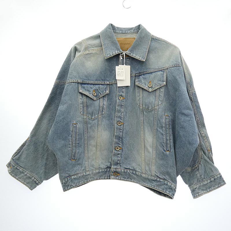 ダブレット 25AW 25AW24BL235 DISTORTED CUTTING DENIM JACKET 買取実績