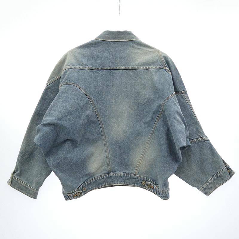 ダブレット 25AW 25AW24BL235 DISTORTED CUTTING DENIM JACKET カッティング Gジャン デニムジャケット 買取実績 画像