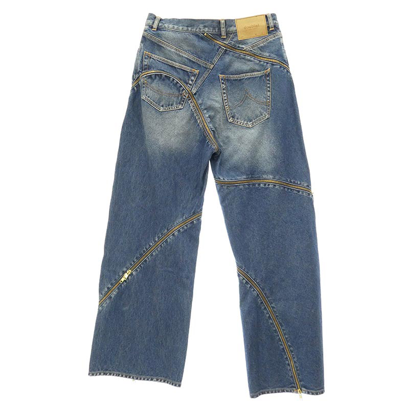 ダブレット 26SS 26SS08PT340 FILLETED ZIP DENIM PANTS フィレティッド ジップデニムパンツ 買取実績 画像