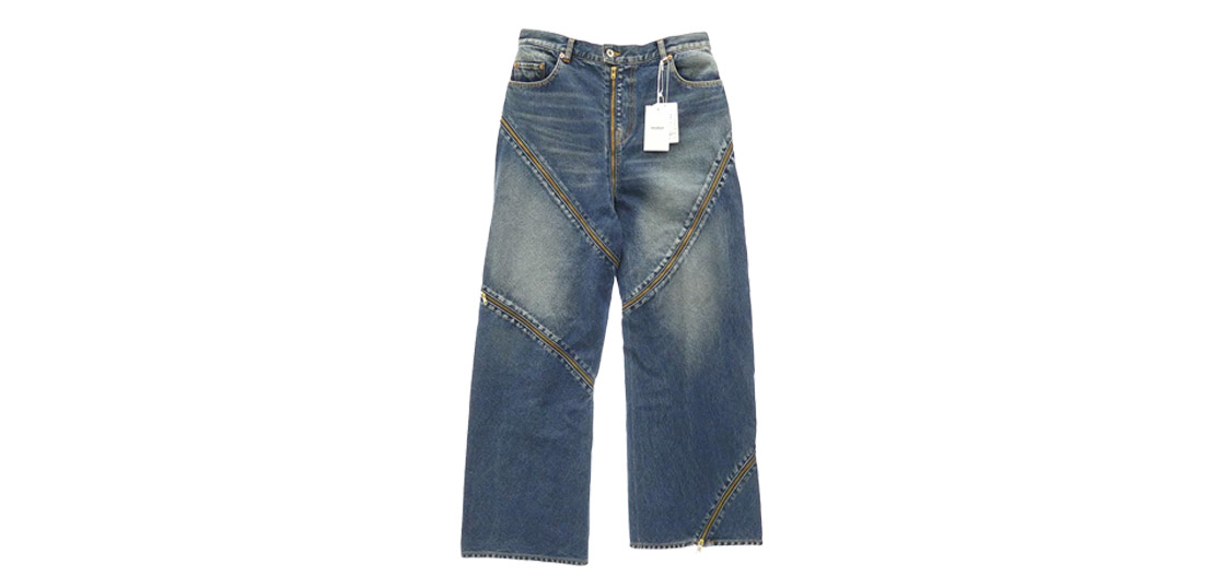 ダブレット 26SS 26SS08PT340 FILLETED ZIP DENIM PANTS 買取実績