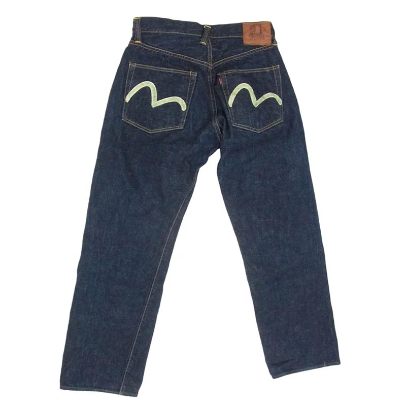 エヴィス 2001 No.1スペシャル ホワイト カモメ ペンキ ボタンフライ デニム パンツ 買取実績