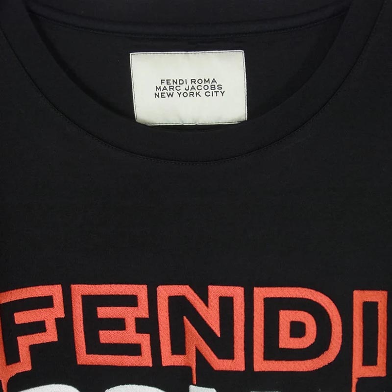 フェンディ FY0936 ANG6 x MARC JACOBS マークジェイコブス ROMA ローマ エンブロイダリー クルーネック 半袖 Tシャツ 買取実績 画像