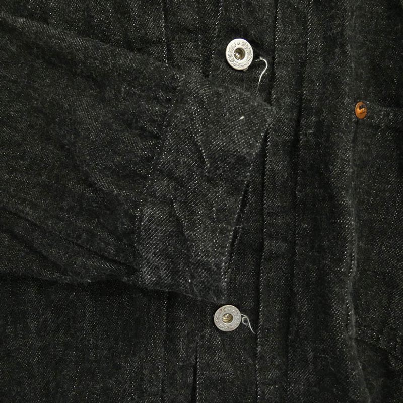 フルカウント S2107BKSS WWII Model BLACK DENIM JACKET 11.5oz ブラックデニム 大戦モデル デニム ジャケット 買取実績 画像