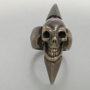 ガボール ギャランティ付属 ホールディング Skull With Spike Ring スパイクスカルリング 買取実績