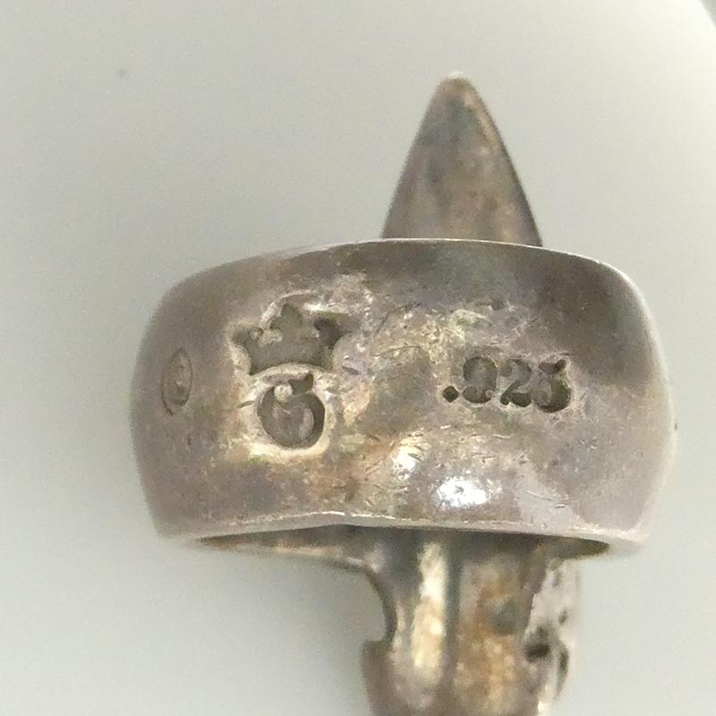 ガボール ギャランティ付属 ホールディング Skull With Spike Ring スパイクスカルリング 買取実績 画像