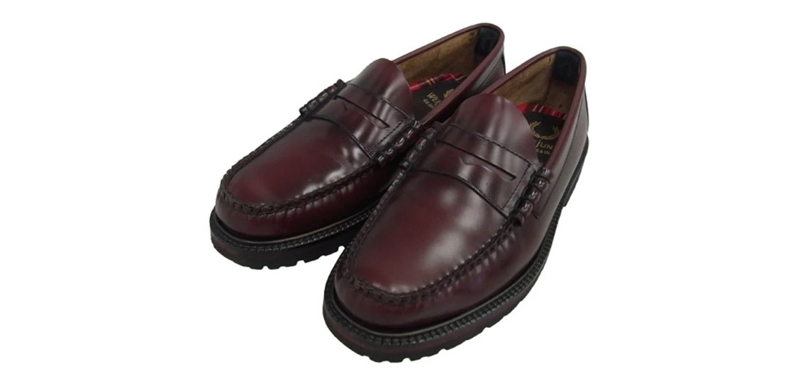 ジーエイチバス × FRED PERRY フレッドペリー weejuns ローファー レザーシューズ 買取実績