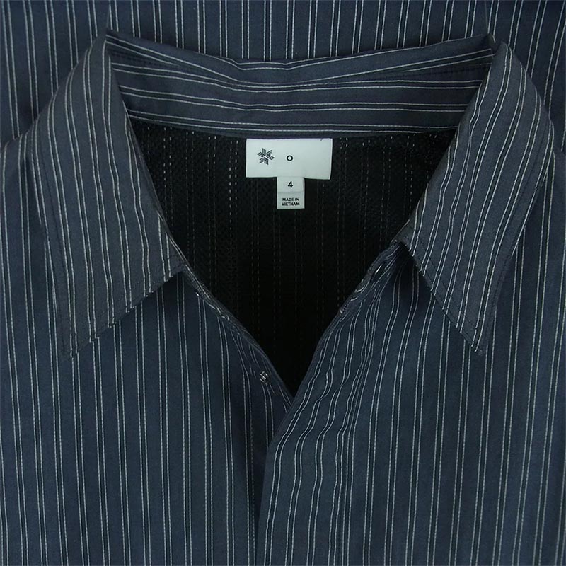 ゴールドウィン 26SS GZ56105 Reflective Striped Shirt チャコール系 DEEP CHARCOAL XL 買取実績 画像