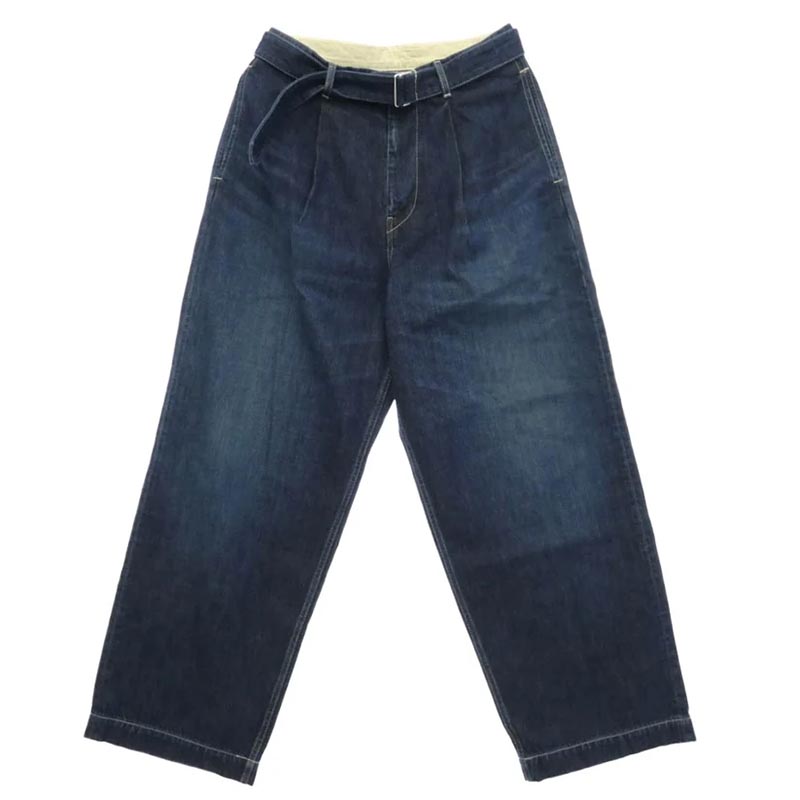 グラフペーパー GU263-40063DB Selvage Denim Belted Pants DARK FADE 買取実績