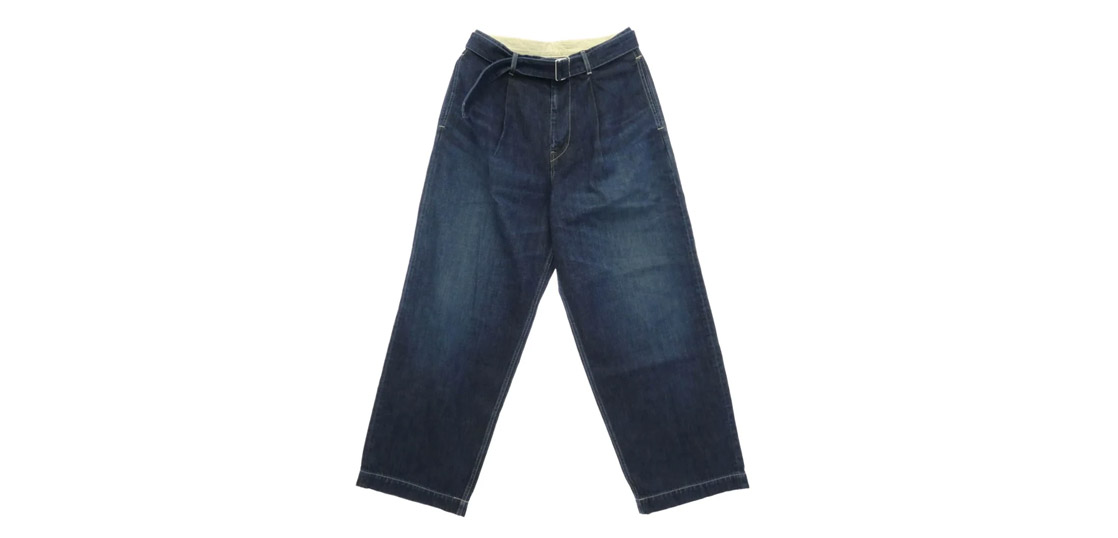 グラフペーパー GU263-40063DB Selvage Denim Belted Pants DARK FADE 買取実績