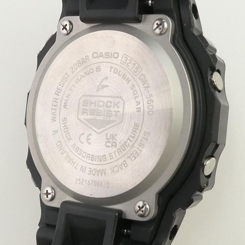 カシオ Gショック GWX-5600-1JF G-LIDE Gライド デジタル 電波ソーラー 腕時計 買取実績 画像