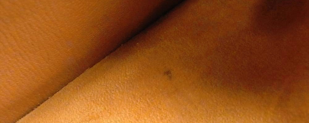 エルメス　ブラウン系バッグ　内側汚れ画像